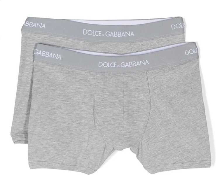 Costume de baie Dolce & Gabbana Bi-Pack Boxer GREY Baieti (BM 18765223) 1