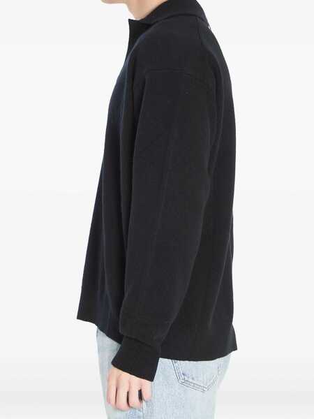 Tricouri Polo Roberto Collina Wool And Cashmere Over Polo BLACK Barbati (BM 18765259) 4