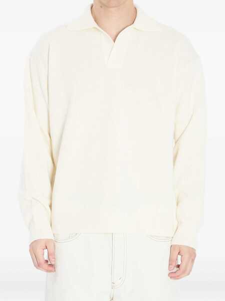 Tricouri Polo Roberto Collina Wool And Cashmere Over Polo WHITE Barbati (BM 18765298) 1