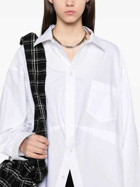 Camasi Balenciaga Poplin Shirt WHITE Femei (BM 18765328) 5