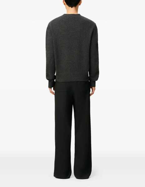 Pulovere AMI Paris Ami De Coeur Crewneck Sweater GREY Barbati (BM 18765331) 4