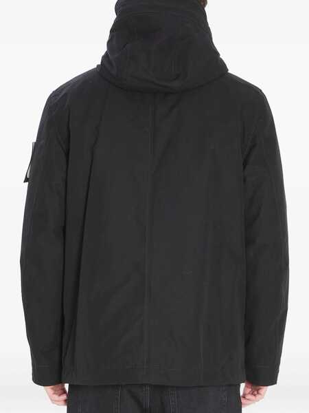 Geci Parka Stone Island Ghost Piece Short Parka BLACK Barbati (BM 18765358) 3