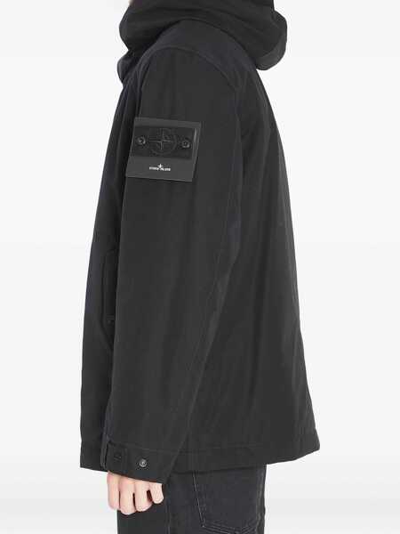 Geci Parka Stone Island Ghost Piece Short Parka BLACK Barbati (BM 18765358) 4