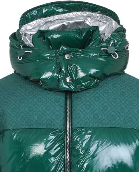 Bomber jacket Casablanca Puffer Jacket In Nylon GREEN Barbati (BM 18765382) 3