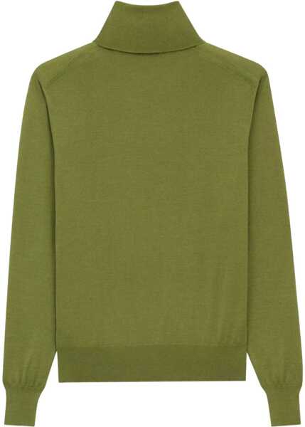 Pulovere Saint Laurent Turtleneck Sweater VERT OLIVE Barbati (BM 18765451) 2