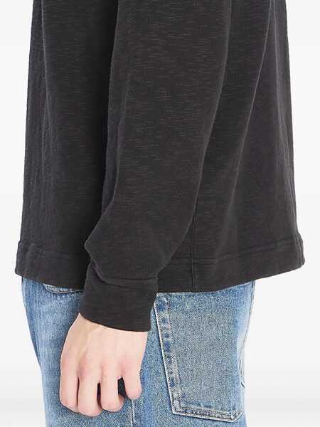 Tricouri Polo Stone Island Long-Sleeve Polo Shirt BLACK Barbati (BM 18765532) 4