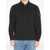Stone Island Long-Sleeve Polo Shirt BLACK