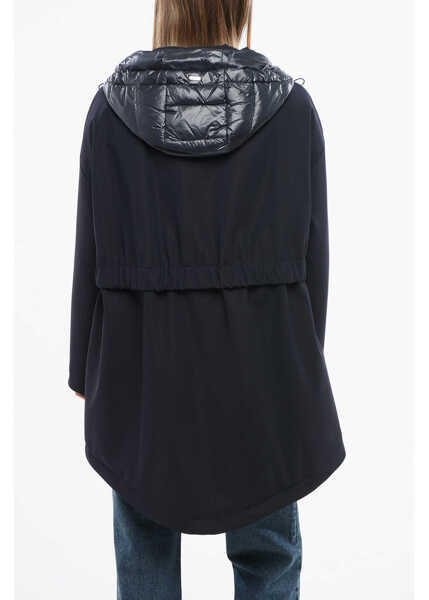 Geci de iarna Herno Matte Nylon Down Jacket With Removable Hood Blue Femei (BM 18765571) 2