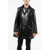 Maison Margiela Mm4 Mm14 Waterproof Trench With Velvet Collar Black