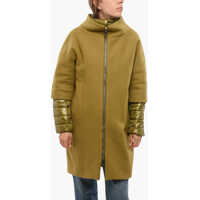 Paltoane Wool Blend Coat With Removable Quilted Details Femei