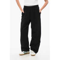 Pantaloni de trening WARDROBE.NYC Hailey Bieber Brushed Cotton Joggers With Ankle Zip