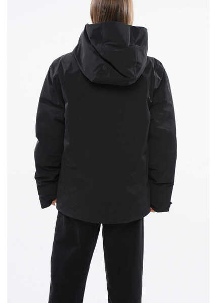 Geci de iarna PYRENEX Solid Color Down Jacket With 2 Pockets And Hood Black Femei (BM 18765616) 2