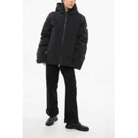 Imbracaminte Dama pagina 412 - Geci de iarna PYRENEX Solid Color Down Jacket With 2 Pockets And Hood Black Femei (BM 18765616) - B-mall.ro