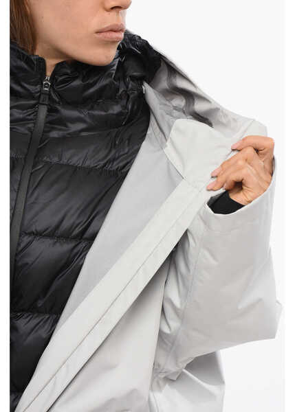 Jachete Herno Laminar Padded Windbreaker With Vulcanized Zip White Femei (BM 18765622) 3