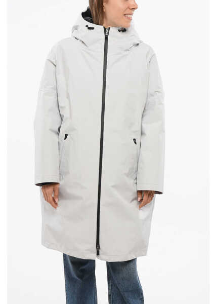 Jachete Herno Laminar Padded Windbreaker With Vulcanized Zip White Femei (BM 18765622) 1