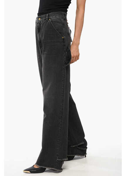 Blugi drepti DARKPARK Loose Fit Lisa Carpenter Jeans With Distressed Details 25Cm Black Femei (BM 18765640) 1