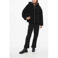 Jachete TATRAS Dama - Jachete TATRAS Faux Fur Ipama Jacket With Hood And Golden Effect Details Black Femei (BM 18765745) - B-mall.ro