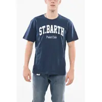 Tricouri Solid Color Sport Club Crew-Neck T-Shirt With Contrasting Pr Barbati