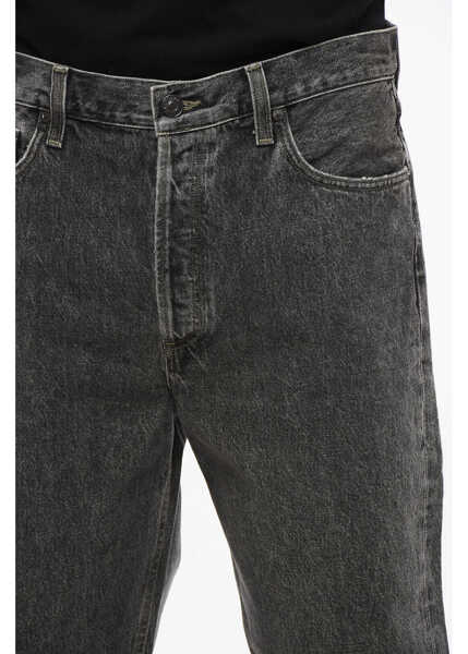 Tricouri Dime Cotton Crew-Neck T-Shirt With Frontal Logo Black Barbati (BM 18765832) 3