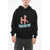 Blue Sky Inn Printed Cotton Hoodie Black