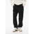 Woolrich Fleeced-Cotton Joggers With Drawstring Waist Black