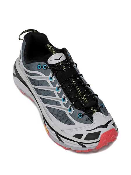 Sneakers Hoka One One Mafate Grey Sneakers With Insert Design And Drawstring Closure In Synthetic Fiber Unisex GREY Femei (BM 18766494) 2