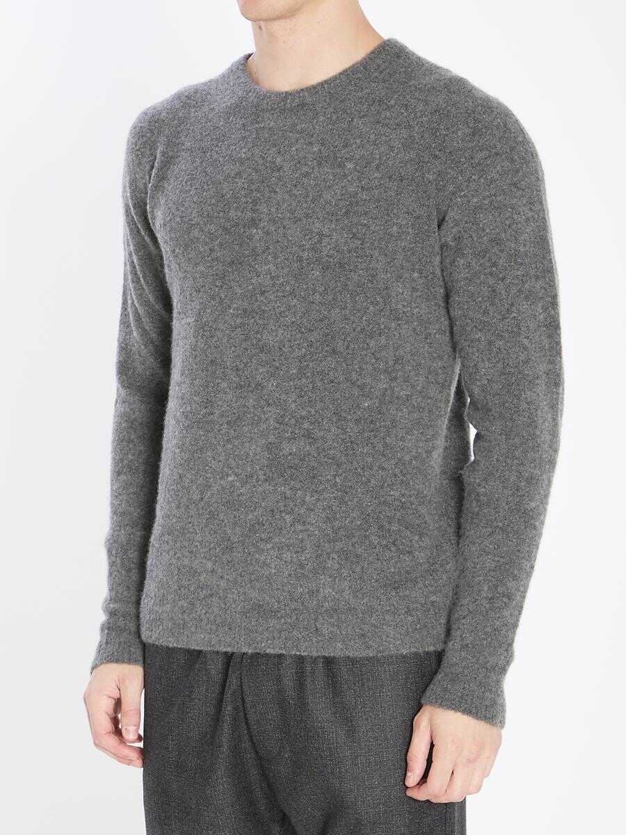 Pulovere Roberto Collina Crewneck Sweater GREY Barbati (BM 18766668) 2
