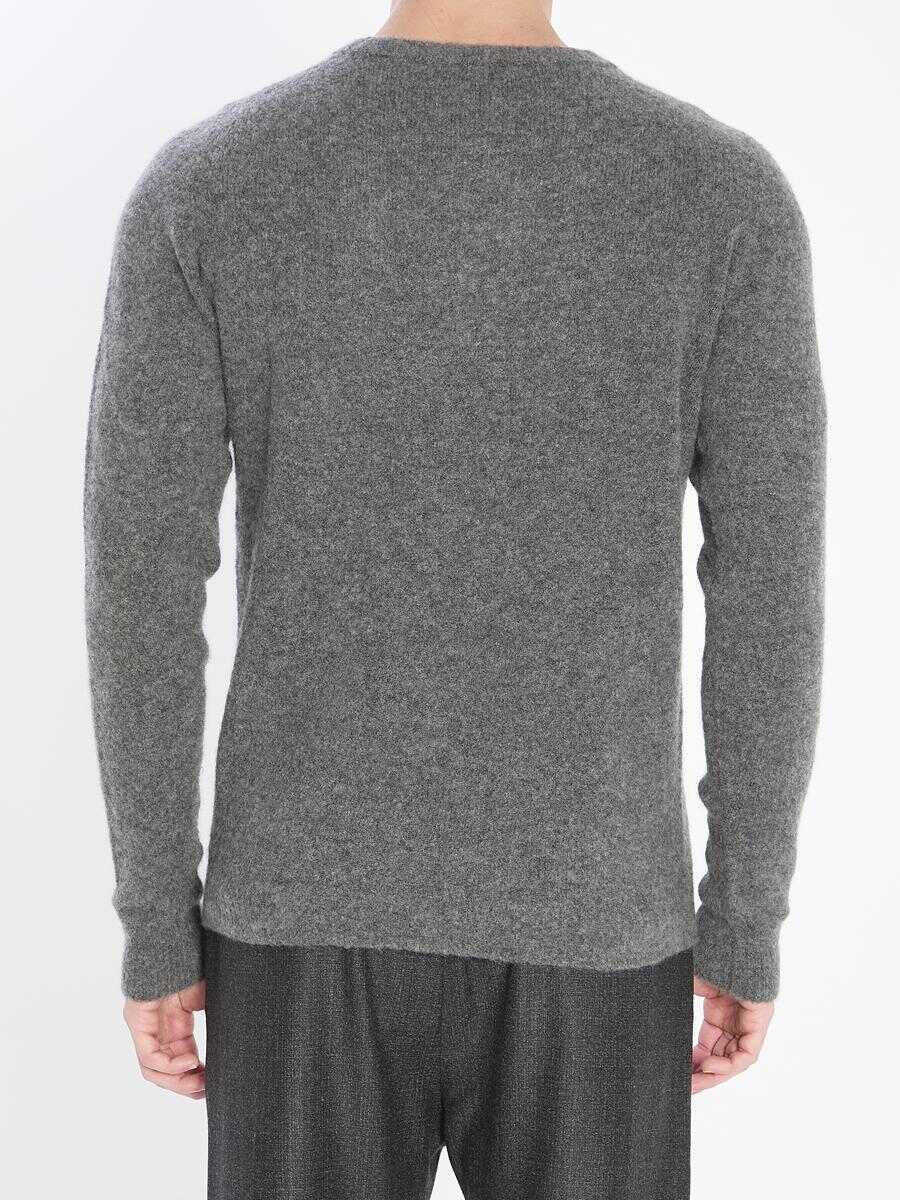 Pulovere Roberto Collina Crewneck Sweater GREY Barbati (BM 18766668) 4