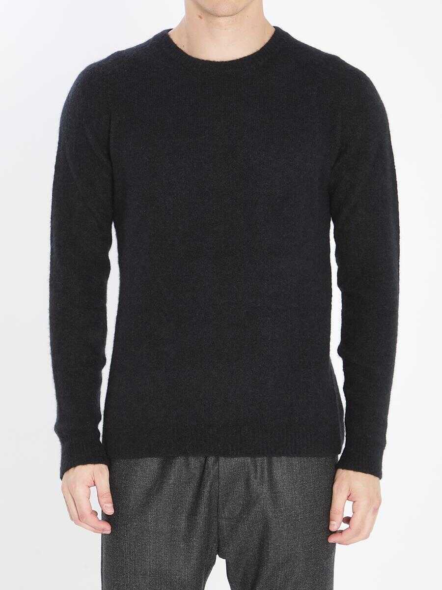 Pulovere Roberto Collina Crewneck Sweater Black Barbati (BM 18766809) 1