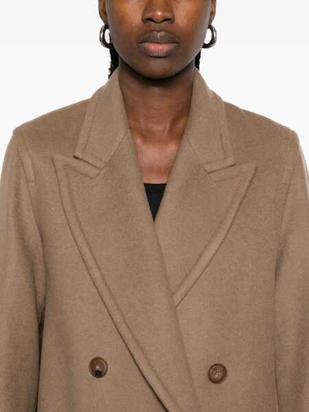 Paltoane Max Mara Max Mara Coats BROWN Femei (BM 18766917) 3