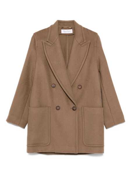 Paltoane Max Mara Max Mara Coats BROWN Femei (BM 18766917) 1