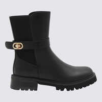 Bocanci Twinset Black Leather Boots Femei