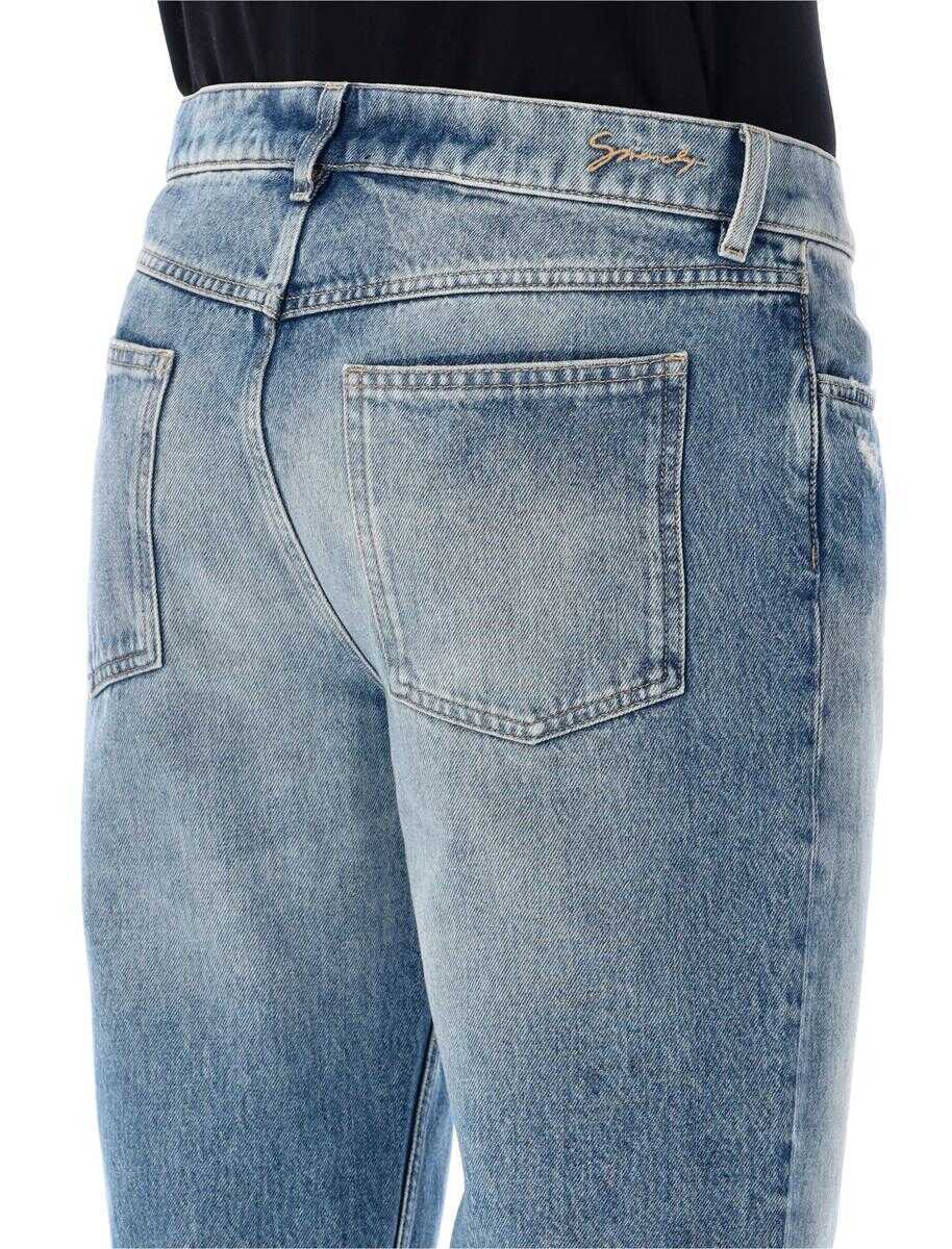 Blugi Givenchy Givenchy Strongly Wash Slim Denim OCEAN BLUE Barbati (BM 18767139) 3