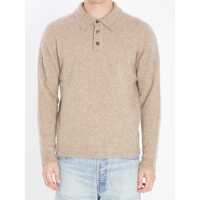 Tricouri Polo Cashmere Blend Polo Shirt Barbati