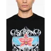 Tricouri Casablanca pentru Barbati - Tricouri Casablanca Blades Print T-Shirt Black Barbati (BM 18767319) - B-mall.ro