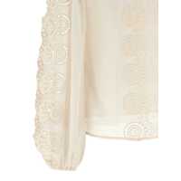 Topuri ZIMMERMANN Dama - Camasi ZIMMERMANN Zimmermann Lucky Embroidered Blouse WHITE Femei (BM 18767424) - B-mall.ro