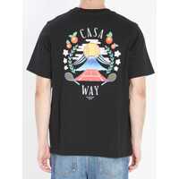 Tricouri Casablanca pentru Barbati - Tricouri Casablanca Casa Way Mountain T-Shirt Black Barbati (BM 18767463) - B-mall.ro