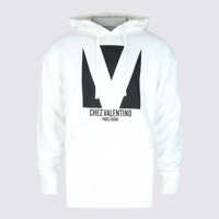 Pulovere Valentino Garavani White Cotton Sweatshirt Barbati