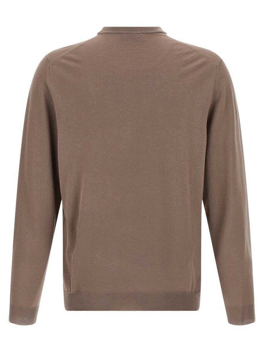 Pulovere Zanone Zanone Virgin Wool Sweater Beige Barbati (BM 18767862) 2