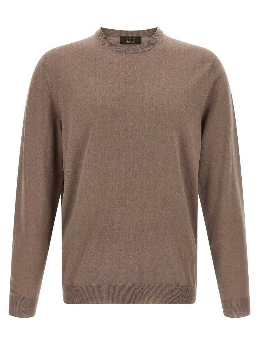 Pulovere Zanone Zanone Virgin Wool Sweater Beige Barbati (BM 18767862) 1