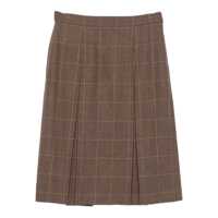 Fuste Saint Laurent Wool Cashmere Midi Skirt Femei