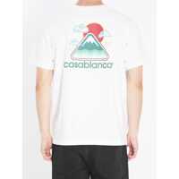 Tricouri Casablanca pentru Barbati - Tricouri Casablanca Montagne Ondule Printed T-Shirt WHITE Barbati (BM 18768078) - B-mall.ro