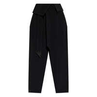 Pantaloni casual The Attico Wrap-Effect Belted Trousers Femei
