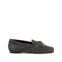 Mocasini Aeyde Jasper Cow Suede Leather Charcoal Shoes Femei