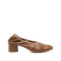 Pantofi cu toc Aeyde Gemma Nappa Leather Tobacco Shoes Femei