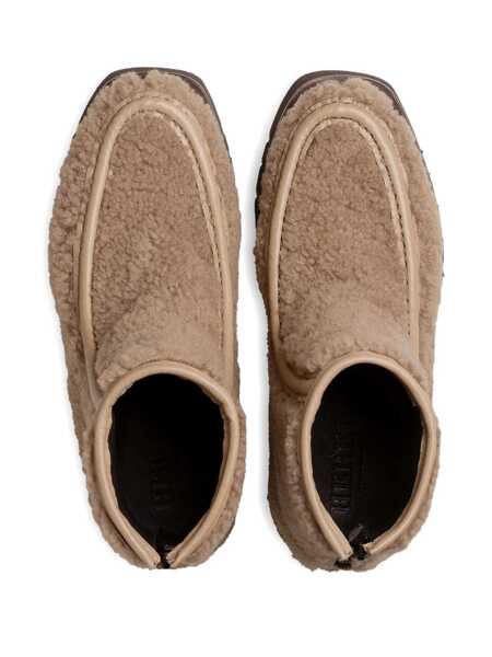 Bocanci HEREU Hereu Armenta Low Shearling Boots Beige Femei (BM 18768324) 2