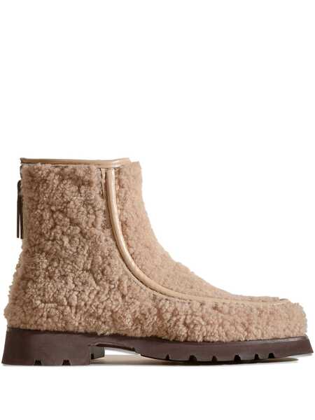 Bocanci HEREU Hereu Armenta Low Shearling Boots Beige Femei (BM 18768324) 1