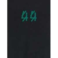 Tricouri M44 LABEL GROUP pentru Barbati - Tricouri M44 LABEL GROUP Black Crew Neck T-Shirt With Logo On Front And Back In Cotton Man Black Barbati (BM 18768429) - B-mall.ro