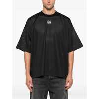 Tricouri M44 LABEL GROUP pentru Barbati - Tricouri M44 LABEL GROUP Black Crew Neck T-Shirt With Logo On Front And Back In Cotton Man Black Barbati (BM 18768435) - B-mall.ro