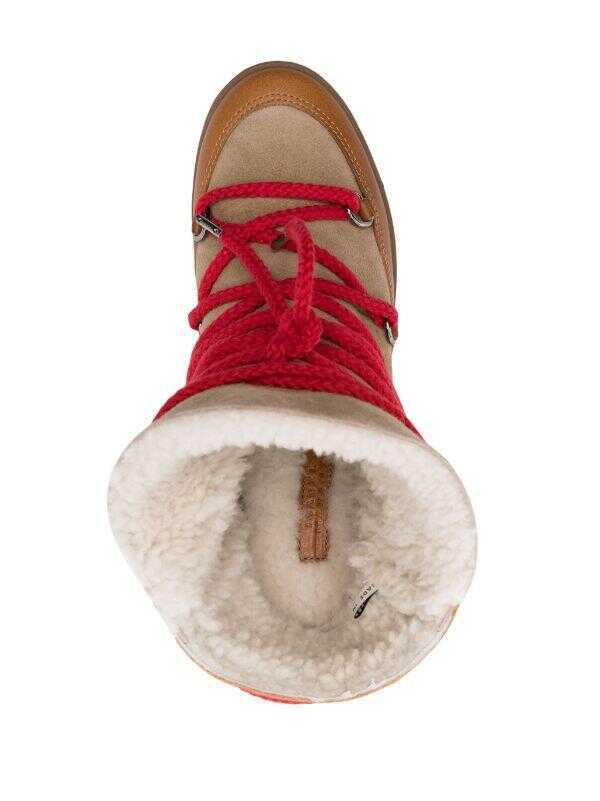 Bocanci Isabel Marant Isabel Marant Nowles Boots Brown Femei (BM 18768669) 4